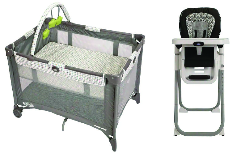 Pack-and-Play with Bassinet & Padded Highchair